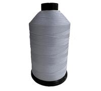 EU Fabrics Bonded Nylon Thread | OverLacker Bobbin Sewing Machine Thread for Outdoor and Upholstery | Heavy Duty Nylon for Weave | Suitable for Leather Stitches and Canvas (Lt Grey)