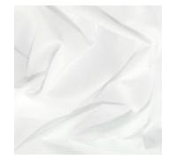 EU Fabrics Budget Polycotton Drape Fabric - Lightweight Polyester and Cotton Blend Material - Perfect for Tablecloths, Curtains, Draping, Ceilings and Wall Hangings (White, Sample 10CM X 10CM)