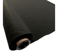 EU Fabrics Car Van Carpet Lining Fabric - 4 Way Stretch Automotive Trimmings Motor Homes Conversions - 400GSM, Heavy Duty Auto Floor Mats (Black, Sample 10cm x 10cm)
