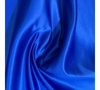 EU Fabrics Duchess Satin Polyester Fabric | Bridal Satin Material for Wedding and Prom Dresses | High-Quality Dressmaking Fabric for Drapes, Curtains, and Dancewear (Royal, Sample 10CM X 10CM)