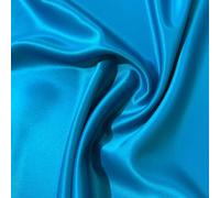 EU Fabrics Duchess Satin Polyester Fabric | Bridal Satin Material for Wedding and Prom Dresses | High-Quality Dressmaking Fabric for Drapes, Curtains, and Dancewear (Turquoise, Sample 10CM X 10CM)