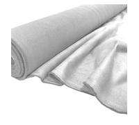 EU Fabrics Faux Suede Fabric | Luxury Suedette Upholstery Material by The Metre | Plain Suede Fabric for Dressmaking | Alcantara Fabric Ideal for Chairs, and Benches (White, Sample 10x10cm)