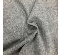 EU Fabrics Fire Retardant Blackout Fabric | Acoustic Fabric for Upholstery, Cushions Cover and Bean Bags | 70% Blackout Polyester Material by The Metre (Silver Grey, Cut by The metre)