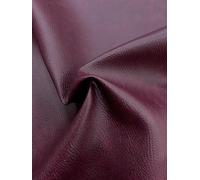 EU Fabrics Flame Retardant Leatherette Vinyl Fabric | Waterproof Texture Leather Seating Material | Catalan Leatherette Upholstery Fabric for Chairs (Bergundy)