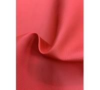 EU Fabrics Flame Retardant Leatherette Vinyl Fabric | Waterproof Texture Leather Seating Material | Catalan Leatherette Upholstery Fabric for Chairs (Red)