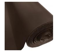 EU Fabrics Leatherlook PVC Fabric | Waterproof Leather Upholstery Polyester Fabric | Soft Leatherette Stretch Material for Sewing | Outdoor Fabric by The Metre (Brown, Sample 10x10cm)