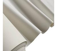 EU Fabrics Marine Vinyl Fabric - 567GSM, UV, Fire Retardant, Waterproof - for Upholstery, Sofas, Chairs, Leather Patch Cover - Leatherette Fabric Material per Metre (White - Sample 10cm x 10cm)