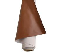 EU Fabrics Marine Vinyl Leatherette Fabric | Heavy Duty Fire Retardant Leathercloth for Outdoor Seating Covers | Waterproof UV Protection Faux Leather Sofa Material (Tan, Sample 10x10cm)