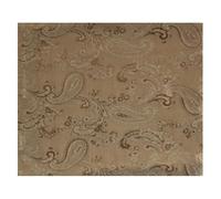 EU Fabrics Paisley Jacquard Lining Fabric | Curtain Lining Upholstery Material for Sewing | Ideal for Draping, Jackets and Skirts | Paisley Design Fabric by The Metre (Fawn, 1 Metre x 144cm)