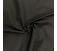 EU Fabrics Plain Polycotton Fabric | Fire Retardant Fabric for Home Decor, Art & Craft | 60% Blackout Upholstery Material for Sewing | Suitable for Display Backdrop (Black, 1 Metre x 152cm)