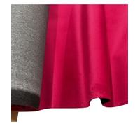 EU Fabrics Plush Velvet Fabric | Fire Retardant Upholstery Material by The Metre | Breathable Velvet Fabric for Chair and Sofas Cushions | Durable Car Headliner Fabric (Red, Sample 10x10cm)
