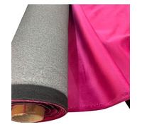 EU Fabrics Plush Velvet Fabric | Fire Retardant Upholstery Material by The Metre | Breathable Velvet Fabric for Chair and Sofas Cushions | Durable Car Headliner Fabric (Cerise, Sample 10x10cm)