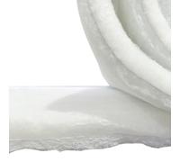 EU Fabrics Polyester Upholstery Wadding | Batting for Quilting Fabric | Fire Retardant Dacron Upholstery Padding | Lightweight Fusible Interfacing Wadding for Stuffing by the Metre (1 Metre x 150cm)