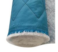 EU Fabrics Quilted Padded Fabric | Showerproof Double Diamond Stitch Material for Jackets and Coats | Waterproof Pre Quilted Polyester Fabric for Sewing (Turquoise, 1 Metre x 150cm)