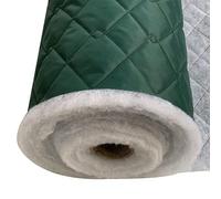 EU Fabrics Quilted Padded Fabric | Showerproof Double Diamond Stitch Material for Jackets and Coats | Waterproof Pre Quilted Polyester Fabric for Sewing (Bottle, Sample 10x10cm)