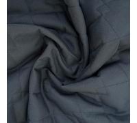 EU Fabrics Quilted Polyester Fabric | Pre-Quilted Waterproof Fabric | 135gsm Wadding | Double Diamond Stitch | 7oz Heavy Duty Material for Pet Bedding and Equestrian (Navy, Sample 10CM X 10CM)
