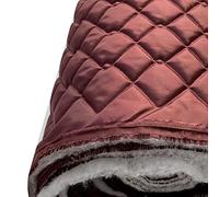 EU Fabrics - Quilted Waterproof Fabric - 23 Colours - 4oz - Outdoor Bedding - Jacket -Upholstery Fabric - Dress Clothing - Sold by The Meter. 150cm Wide - (Wine)