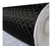 EU Fabrics - Quilted Waterproof Fabric - 23 Colours - 4oz - Outdoor Bedding - Jacket -Upholstery Fabric - Dress Clothing - Sold by The Meter. 150cm Wide - (Black)
