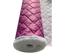EU Fabrics - Quilted Waterproof Fabric - 23 Colours - 4oz - Outdoor Bedding - Jackets - Upholstery Fabric - Dress Clothing - Pet Bedding - Sleeping Bags - Craft - Equestrian (Cerise)