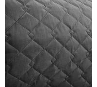 EU Fabrics Quilted Waterproof Fabric | 600 Denier Polyester Pre-Quilted Material | Double Diamond Design Quilted Stitch Fabric by The Metre (Black, Sample 10x10cm)