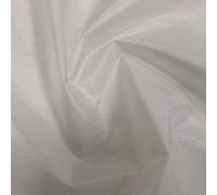 EU Fabrics Ripstop Fabric - Waterproof and Lightweight 100% Polyester Fabric - 2 oz Outdoor Rip-Stop Fabric - Ideal for Crafts, Pet Bed Covers and Banners - 60 GSM (White - Sample 10cm x 10cm)