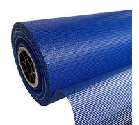 EU Fabrics Teslin Mesh Net Fabric|PVC Dipped Mesh Fabric by The Metre |Heavy Duty Fishnet Fabric for Dressmaking |Breathable Netting Material for Sewing and Home Décor (Blue Sample 10cm x 10cm)