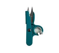EU Fabrics Thread Snips Scissors | Small Yarn Trimming Clipper for Embroidery and Dressmaking | Sharp Sewing Thread Cutter | Tailor Scissors Ideal for Needlework, Quick Snips, Art and Craft (Green)