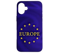 EU Flag Stars European Union Flag Symbol Case for iPhone 16 Plus