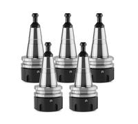 EU_HOZLY 5PCS/Lot ISO30 ER32-45L Balance Collet Chuck G2.5 30000RPM CNC Tool Holder Stainless Steel with Pull Stud Milling Lathe