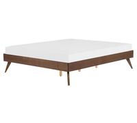 EU King Size Bed Dark Wood BERRIC