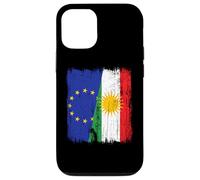 EU Kurdistan Half Flag European Union Kurdish Jersey Case for iPhone 12/12 Pro