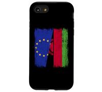 EU Malawi Half Flag European Union Malawian Jersey Case for iPhone SE (2020) / 7 / 8