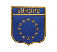 EU National Flag Iron On Patch Sew On Patch Embroidered Patch/Badge for Clothes