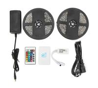 (EU Plug) 2PCS 5M 5050 SMD RGB Waterproof LED Strip Lights + Wifi Alexa Amazon Controller + DC12V Power Supply