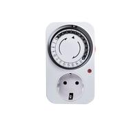 (EU Plug) Timing Socket Kitchen Socket 24-hour Cycle Switch Automatic Power-off Appointment Timer Switch Socket 3600W