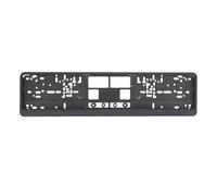 EU Standard License Plate Frame Holder (1 or 2-Pack), Durable ABS Plastic & Rust-Proof Bracket for Car, Auto Front Rear Mounting Kit, Universal Fit for Most Vehicles(W057 2PCS)