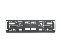 EU Standard License Plate Frame Holder (1 or 2-Pack), Durable ABS Plastic & Rust-Proof Bracket for Car, Auto Front Rear Mounting Kit, Universal Fit for Most Vehicles(W123 1PC)
