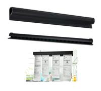 EuAcesry Receipt Holder Ticket Holder, Receipt Rail, Catering Note Strip, Self-Adhesive Terminal Strip, No Drilling Order Holder for Hold Orders, Kitchen Ticket, Bar, Office, Order, 30 cm