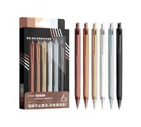 EUBEISAQI Colored Pens Fine Point - Smooth Writing 0.7mm 6 Colors Washable,Acrylic Coloring Pens - for Note Taking Watercolor Painting Artistic Sketching Comic Storyboarding
