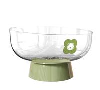 EUBEISAQI Decorative Fruit Bowl - Cute Modern Fruit Bowl | Aesthetic Table Centerpiece Large Dish Candy Snack Holder with Removable Drain Pedestal for Key Candy Snack
