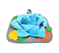 EUBEISAQI Snuffle Mat For Rabbits | 11.81×11.81in Toys For Rabbits To Keep Busy | Dog Feeding Mat, Sniff Mat Interactive Dog Puzzle Toys, Enrichment Nosework Feed Games For Pressure Relief