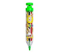 EUBEISAQI Washable Crayons Gentle Anti-Slip Pencil Supplies | Colorful Rotating Crayons for Children Boy Girl Artists Travel Class Home School Indoor Green