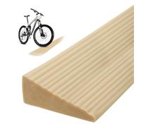 EUBSWA Braun-100cm Brown Threshold Ramp 1.6 x 5.5 x 100 cm, Non-Slip Rubber, PVC, 400 kg Load Capacity