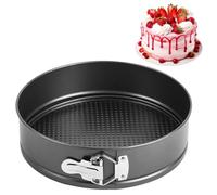 EUBSWA Springform Cake Tin, 20 cm, Round, Cake Tin with Non-Stick Coating for Baking Moulds, Cake Moulds, Quiche Moulds, Tart Moulds, Springform Tins