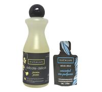 Eucalan No Rinse Delicate Wash - Night Bloom Jasmine, 100ml and Eucalan No Rinse Delicate Wash - Natural Unscented, 5ml - Bundled by GetInStyle Shop