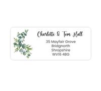 Eucalyptus Address Labels - Pack of 30