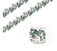 Eucalyptus BoardBorder 36FT Tropical Leaves Shaped Die Cut Trim for School Classroom Chalkboard Party Decoration (Eucalyptus)