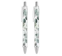 Eucalyptus Eucaly Leaves Black Ballpoint Pen Ball Point Writing Pens Office Journaling Cute Funny