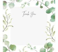 Eucalyptus Foliage - Thank You - Pack of 10 (18 0021)
