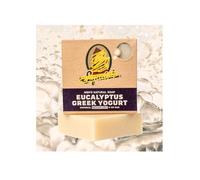Eucalyptus Greek Yogurt by Dr Squatch All Natural Bar Soap for Men with Medium Grit Handmade in USA, 5.0 ounces, 1.0 count, Pack of 1